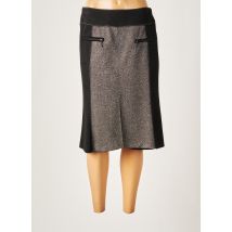 IMPULSION - Jupe mi-longue gris en polyester - Femme - Taille 40 - Modz