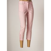 AVENTURES DES TOILES - Pantacourt rose en coton - Femme - Taille 36 - Modz