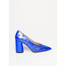 FRANCO RUSSO NAPOLI - Escarpins bleu en cuir - Femme - Taille 36 - Modz