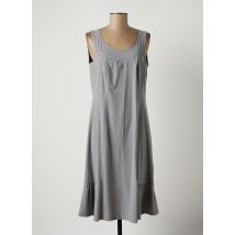 PAUPORTÉ - Robe mi-longue gris en polyamide - Femme - Taille 40 - Modz