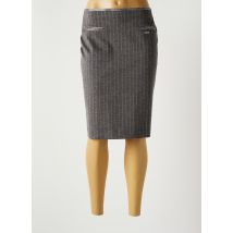 WEINBERG - Jupe mi-longue gris en viscose - Femme - Taille 38 - Modz