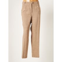 WEINBERG - Pantalon droit marron en polyester - Femme - Taille 50 - Modz