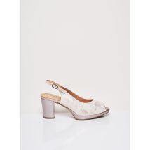 KARSTON - Sandales/Nu pieds beige en cuir - Femme - Taille 35 - Modz