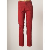 PAKO LITTO - Pantalon droit orange en coton - Femme - Taille 42 - Modz
