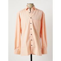 MARVELIS - Chemise manches longues orange en coton - Homme - Taille M - Modz