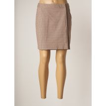 ICHI - Jupe courte marron en polyester pour femme - Taille 38 - Modz