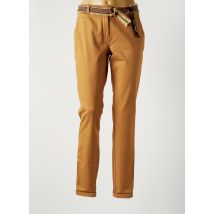 EXPRESSO - Pantalon slim beige en lyocell - Femme - Taille 36 - Modz
