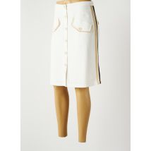 NÜ - Jupe mi-longue blanc en coton - Femme - Taille 34 - Modz