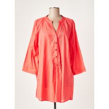 OLIVER JUNG - Tunique manches longues rose en coton - Femme - Taille 40 - Modz