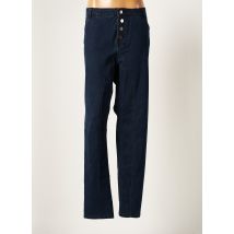 ADIA - Jeans coupe slim bleu en coton - Femme - Taille 54 - Modz