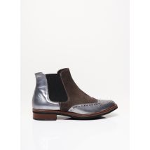 GADEA - Bottines/Boots gris en cuir pour femme - Taille 36 1/2 - Modz