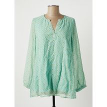 LA FIANCEE DU MEKONG - Tunique manches longues bleu en polyester - Femme - Taille 36 - Modz