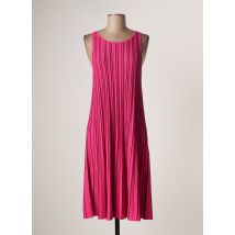 CARACTERE - Robe mi-longue rose en coton - Femme - Taille 38 - Modz