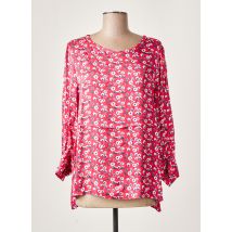 CARLA MONTANARINI - Blouse rose en viscose pour femme - Taille 40 - Modz