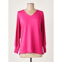 MAISON LEJABY - T-shirt rose en modal pour femme - Taille 36 - Modz