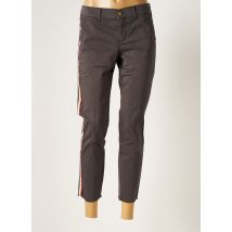 HOPPY - Pantacourt gris en coton - Femme - Taille W26 - Modz