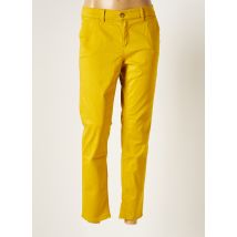 HOPPY - Pantalon 7/8 jaune en coton - Femme - Taille W32 - Modz