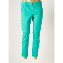 HOPPY - Pantalon 7/8 vert en coton - Femme - Taille W31 - Modz