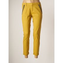 REIKO - Pantalon 7/8 jaune en coton - Femme - Taille W25 - Modz