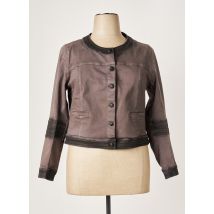 MERI & ESCA - Veste casual gris en coton - Femme - Taille 48 - Modz
