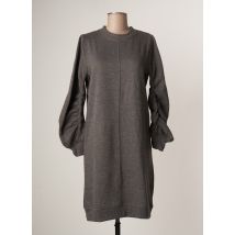 ICHI - Robe pull gris en polyester - Femme - Taille 34 - Modz