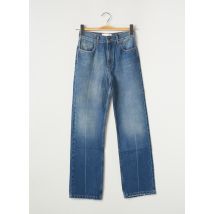 MAISON LABICHE - Jeans coupe droite bleu en coton - Femme - Taille W24 - Modz