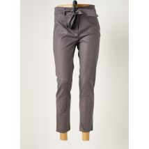 ELEVENTY - Pantalon 7/8 gris en coton - Femme - Taille 34 - Modz