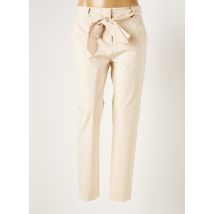 ELEVENTY - Pantalon 7/8 beige en coton - Femme - Taille 34 - Modz
