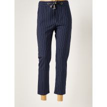 ELEVENTY - Pantalon 7/8 bleu en laine - Femme - Taille 34 - Modz