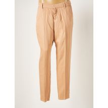 LAB DIP PARIS - Pantalon chino rose en tencel - Femme - Taille 36 - Modz