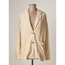 OBJECT - Blazer beige en viscose - Femme - Taille 38 - Modz