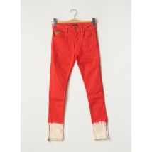 APRIL 77 - Pantalon slim orange en coton - Femme - Taille TU - Modz