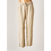IMPAQT - Pantalon chino beige en polyester - Femme - Taille 40 - Modz
