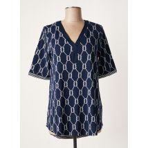 OLSEN - T-shirt bleu en viscose - Femme - Taille 40 - Modz