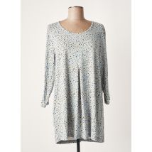 CISO - Tunique manches longues bleu en viscose - Femme - Taille 38 - Modz