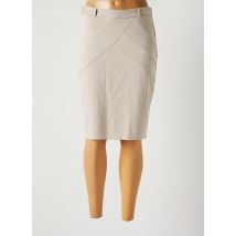 CARLA D ANGELI - Jupe mi-longue beige en polyester - Femme - Taille 42 - Modz