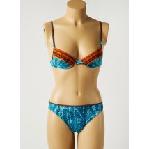 RASUREL - Maillot de bain 2 pièces bleu en polyamide - Femme - Taille TU - Modz