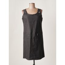 MASSANA - Robe courte gris en coton - Femme - Taille 38 - Modz