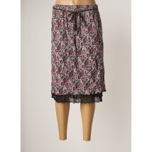 GRIFFON - Jupe mi-longue noir en polyester - Femme - Taille 54 - Modz
