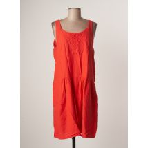 HARRIS WILSON - Robe mi-longue orange en viscose pour femme - Taille 40 - Modz