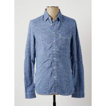 PEARLY KING - Chemise manches longues bleu en coton - Homme - Taille S - Modz