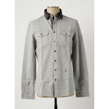 PEARLY KING - Chemise manches longues gris en lin - Homme - Taille S - Modz