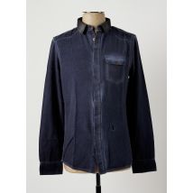 PEARLY KING - Chemise manches longues bleu en coton - Homme - Taille S - Modz