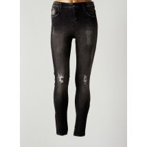 UNIQUE DNM - Jeans coupe slim gris en coton - Femme - Taille W28 - Modz