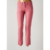 ISLOW - Pantalon 7/8 rouge en lin - Femme - Taille W24 - Modz