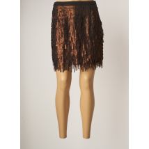HUIT SIX SEPT - Jupe courte marron en polyester - Femme - Taille 38 - Modz