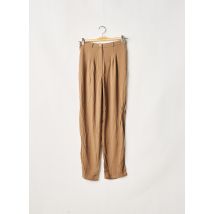AMERICAN VINTAGE - Pantalon chino marron en viscose - Femme - Taille 34 - Modz