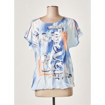 JUST WHITE - Top bleu en viscose - Femme - Taille 36 - Modz