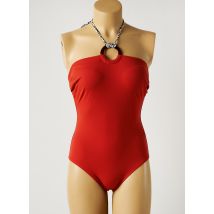 EMPREINTE - Maillot de bain 1 pièce orange en polyamide - Femme - Taille 100E - Modz