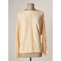 YAYA - Pull beige en coton - Femme - Taille 38 - Modz